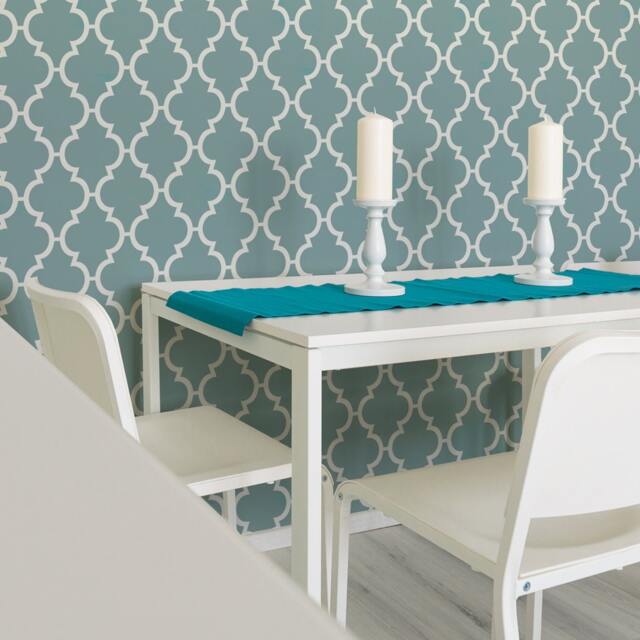 Moroccan Wall Stencil Zagora - Reusable Template For Your Diy Decor Project - image 1