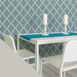 Moroccan Wall Stencil Zagora - Reusable Template For Your Diy Decor Project - thumbnail 1