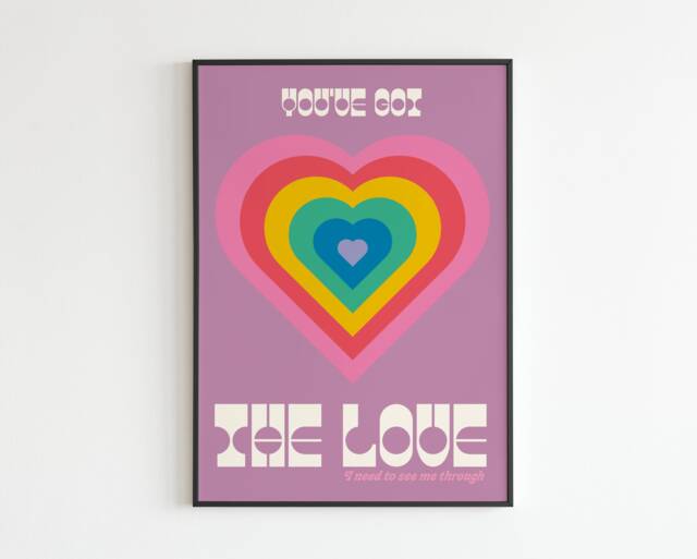 Florence & The Machine - You've Got The Love Lyrics Music A3 A4 A5 Wall Art Poster Print Gig - image 1