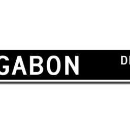 Gabon Sign, Wall Decor, Gift, Souvenir, Keepsake, Street Custom Quality Metal Sign - thumbnail 2