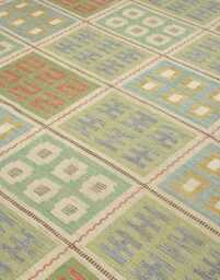 Handmade Swedish Kilim Rug Custom Scandinavian Wool Rug, Boho Minimalist Decor Bedroom Carpet