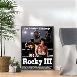 Rocky 3 Movie Poster Vintage Film Print, Nostalgic Wall Art - thumbnail 1