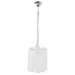 Murano Pendant Tronchi ??25 cm - Clear Glass Hand-Blown Italy Vintage Style Lighting - thumbnail 4