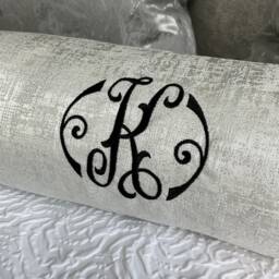 "Personalized Bolster Cushion 16""x6" - thumbnail 3
