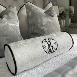 "Personalized Bolster Cushion 16""x6"