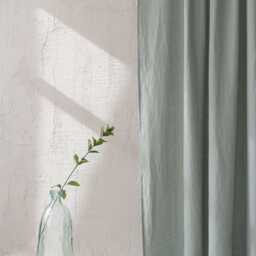 Medium Weight Linen Curtains - Custom Handmade 100% Natural Drapes - Light Filtering, Eco-Friendly, Elegant For Living Room Or Bedroom - thumbnail 4