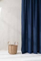 Medium Weight Linen Curtains - Custom Handmade 100% Natural Drapes - Light Filtering, Eco-Friendly, Elegant For Living Room Or Bedroom
