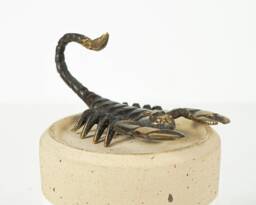 Scorpion Figurine, 3 Inch Length, Insect Handmade Statue, Handicraft, Garden D??cor, Table Decor, Gift For Her, Lucky Gifts