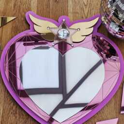 Sailor Moon Chibi Cosmic Heart Mirror - Dopamine Decor Winged - thumbnail 2