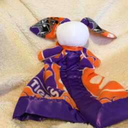 Clemson College Baby Bunny Lovie - thumbnail 2
