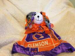 Clemson College Baby Bunny Lovie - thumbnail 1