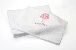 Personalized Kids Terry Cotton Towel Embroidered Lollipop Design - thumbnail 1