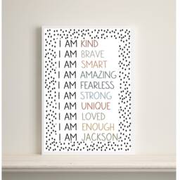 Kids Affirmations, Prints, Playroom Bedroom Decor, Girls Boys Room - thumbnail 3