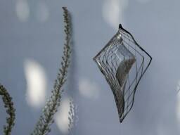 Stainless Steel Shell Wall Art Contemporary Metal Hanging Decor - thumbnail 1
