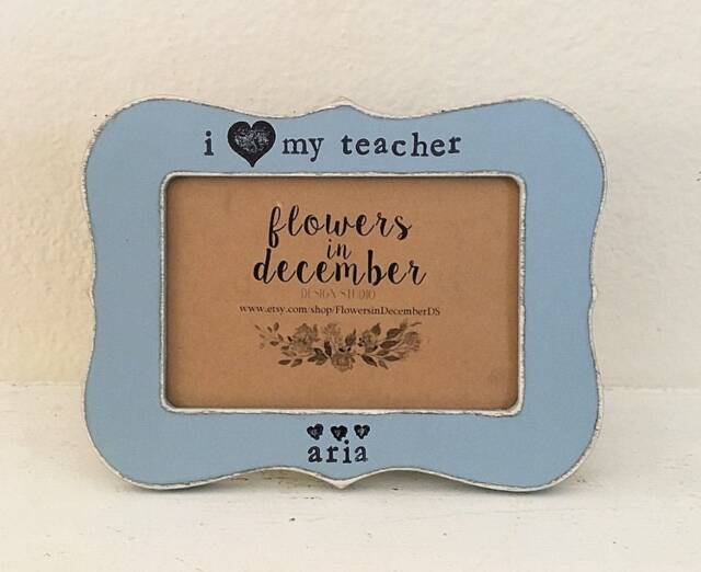 Personalized Teacher Picture Frame, End Of Year Gift, 4x6 Photo - image 1