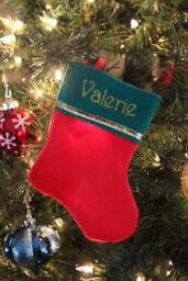 Personalized Mini Christmas Stocking, Custom