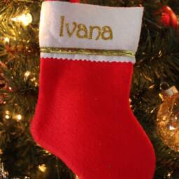 Personalized Mini Christmas Stocking, Custom - thumbnail 3
