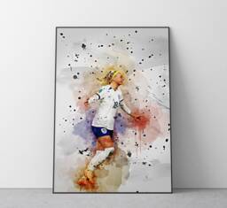 Chloe Kelly Poster - Women's World Cup Football Wall Art Print Ref #407 - thumbnail 1