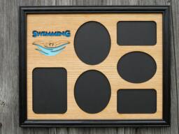 Custom Sports Collage Picture Frame Coach Gift, Made in America - thumbnail 1