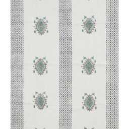 Handmade Cotton Area Rug 4x7 Ft - Block Print Boho Living Room Dhurrie - thumbnail 2