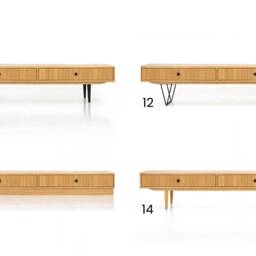 Mid-Century Sideboard, Dresser, Commode, Credenza Made Of Oak Vaneer - Livlo D-L02 - thumbnail 2