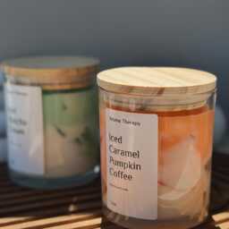 Iced Coffee Latte Candle, 10Oz Soy Wax, Scented - thumbnail 2