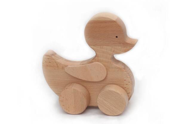 Large Wooden Duck - image 1