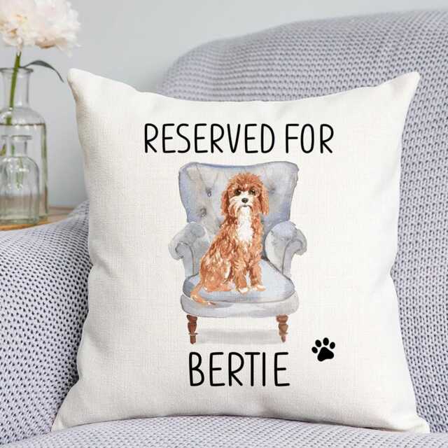 Cavapoo Cushion - Dog Related Gift Reserved For Dog Cushion Gift - image 1