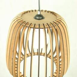 Lamp2/Wooden Hanging Lamp Pendant Lighting Laser Cut Design Lamp - thumbnail 3