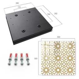 Geometric Pattern Key Cabinet For Home, White Box Wall, Geometry, Lovers Of Classic Designs - thumbnail 4