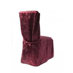 Pack Of 6 Damask Dining Chair Covers Rj03 For Weddings Events Decor Christmas - thumbnail 2