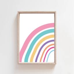 Set Of 3 Girls Bedroom Prints, Positive Affirmation Rainbow Wall Art, Positive, Motivational Inspirational - thumbnail 3