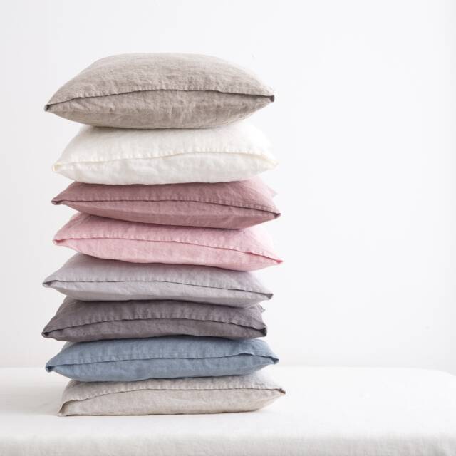 Linen Pillow Cover, Pillowcase, Cushion Throw Pillow, Soft Bed - image 1