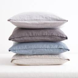 Linen Pillow Cover, Pillowcase, Cushion Throw Pillow, Soft Bed - thumbnail 3