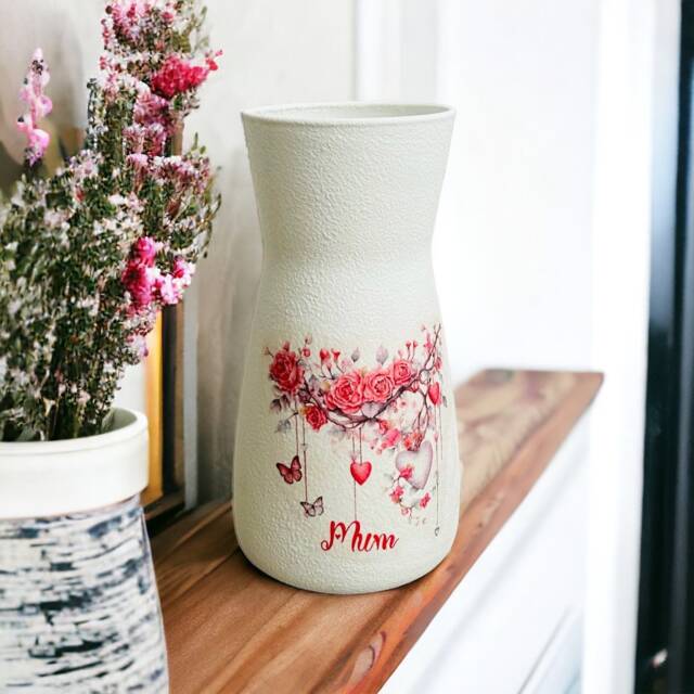 Pretty Mum Vase, Mothers Day Flower Gifts, Gifts For Mum - image 1