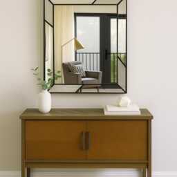 Art Deco Wall Mirror, Stain Glass Style Mirror - thumbnail 3
