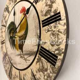 Rooster Clock - Wall Clock - thumbnail 3