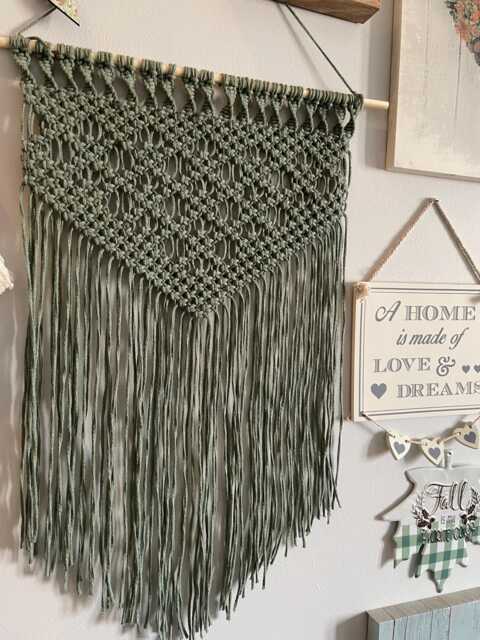 Macrame Wall Hanging, Boho Handmade Macrame, Available in Various Sizes & Colours - image 1
