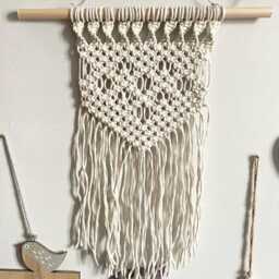 Macrame Wall Hanging, Boho Handmade Macrame, Available in Various Sizes & Colours - thumbnail 2