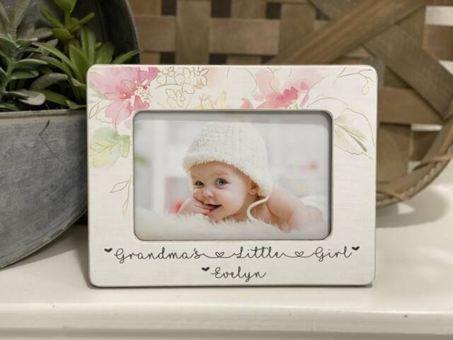 Personalized Grandma Picture Frame Grandma's Little Girl Gift - image 1