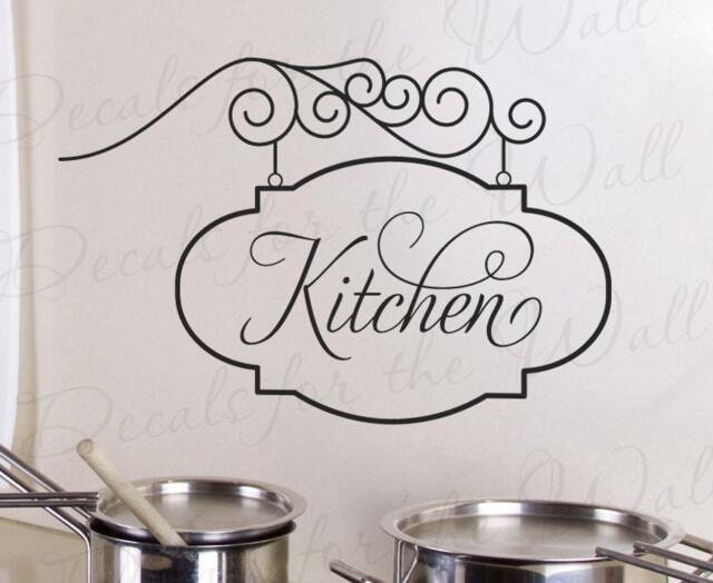 Kitchen Sign Wall Decal Large Vinyl Sticker Art Graphic Decor Mural Decoration G20 - image 1