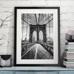 Set Of 6 Black & White Prints, Unframed Artwork For Home, Monochrome Set Prints, Typography Photographs Print - thumbnail 3