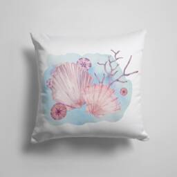 Oyster Cushion Cover/Seahorse Pillow Case/Seashell Throw Top/starfish Cover/Decorative Nautical Cushions/Beach House - thumbnail 2