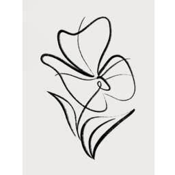 Minimalist Flower Prints, Set Of 3 Prints, Plant Wall Art, Flower, Botanical Line Art, Home Decor, Botanical Art, Grey, Hand Drawn Plant - thumbnail 2