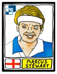 Bristol Rovers - No Score Draws Gas Edition A3 Print Of 36 Hand-Drawn Panini-sticker-style Brfc Icons Cheapskate Football Art - thumbnail 2