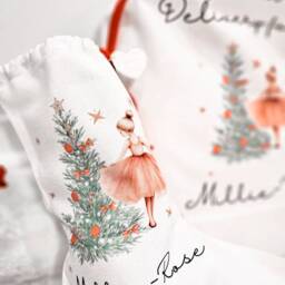 Personalised Christmas Special Delivery Stocking, First Family Stocking Set, Sugar Plum Fairy, Girl Gifts - thumbnail 3