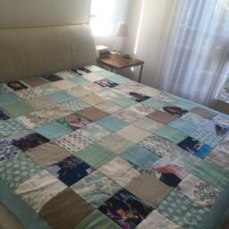 80Th Birthday Gift, Mother in Law Gift.photo Collage Gift, Personalized Photo Blanket, Custom Quilt - thumbnail 3