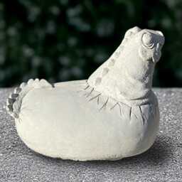 Stone Lizard Statue Concrete Dragon Sculpture Outdoor Baby Decor Garden Ornament Cement Animal Figurine Lover Gift Yard Art - thumbnail 4
