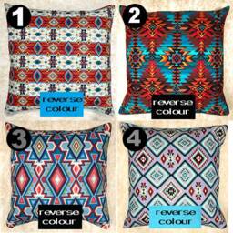 Navajo/Aztec Inspired & World/Galaxy Cushion Covers Fits 18 X Scatter - thumbnail 2