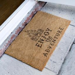 Doormat For Travel Enthusiasts - Enjoy The Adventure Dad Funny Camper Rug Motorhome Rv Gift - thumbnail 2